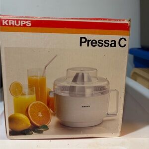 Krups White Pressa C Citrus Juicer